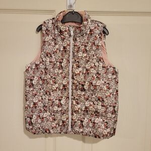 Baby Gap Kids Floral Go Puffer Vest - Size 4Y